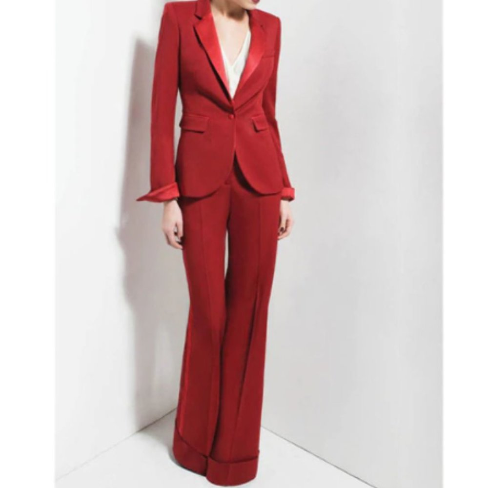 Vintage, red, The Limited, power suit (2000s)